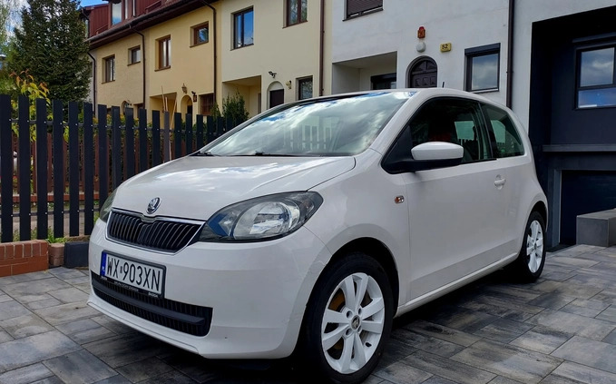 Skoda Citigo cena 15900 przebieg: 247500, rok produkcji 2013 z Warszawa małe 137